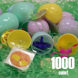 Plastic Easter eggs filled with Toys-1000